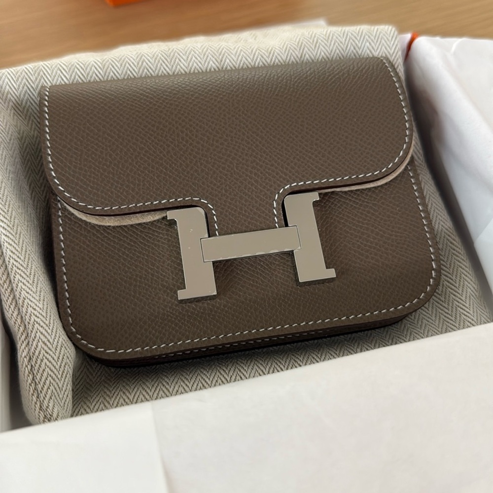 Hermes Constance Slim Wallet NWT